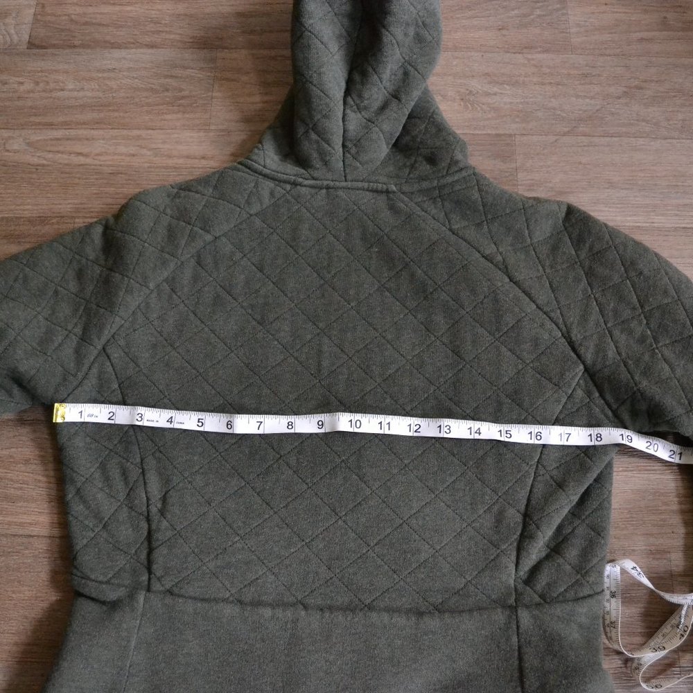 NWT The North Face Olive Green Quilted Tunic Jacket Size Medium - Picture 5 of 6